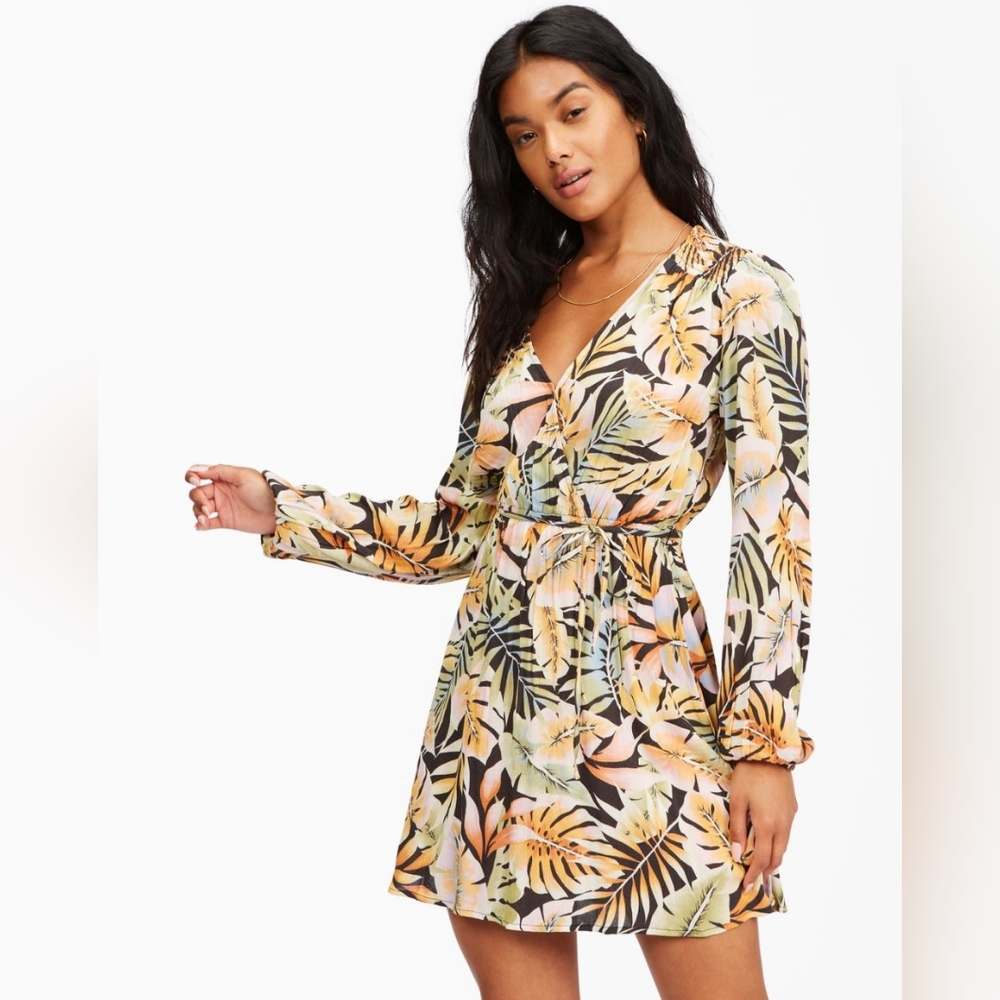 Billabong Spring Romance Mini Wrap Dress
